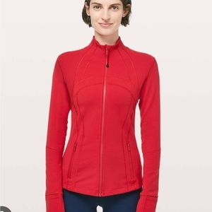 Lululemon define jacket, dark red